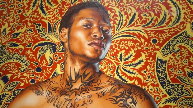 Mais uma tela de Kehinde Wiley, no Brooklyn Museum